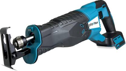 Plantex Cordless Saw/Drill Capacity 15mm/Voltage 220-240V-(Battery Charger Not Include) Maximum Frequency 50/60HZ/Maximum Input Power 300W - (ML005, Blue & Black) Rotary Tool