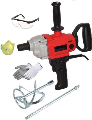 Digital Craft Dual High Industrial Adjustable Speed Mixer Handheld Paint Cement Plaster Mortar Coating Powder Mixing Machine Rotary Tool
