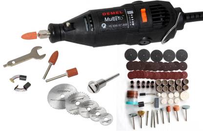 Digital Craft Hobby Tools Demel Multipro 110/230V 180W 395 type Handy/MinI/ Multifunctional Variable Speed Electric Palm Die Grinder Rotary Tool Combo Offer Rotary Tool
