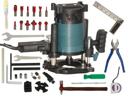 Digital Craft Woodworking Multi-function Carving, Trimming, Slotting Machine, Tools Electric Router Machine ER12,5 Utility Tools,6"Try Square Rotary Tool