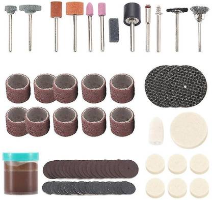 AS TOOL CENTER Ideal for cutting, carving, sanding, grinding, cleaning and polishing. 105pcs Electric Mini Drill Bit Kit Abrasive Rotary Rotary Tool