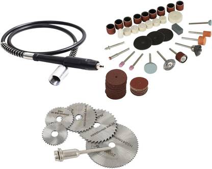 Digital Craft 3 Items : Grinder Shaft 6Pc Circular Saw Blade 105Pc Rotary Tool Set Rotary Tool