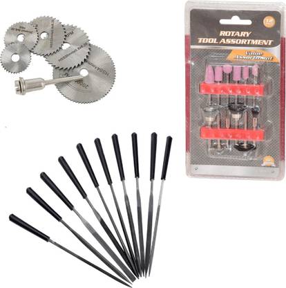 Digital Craft 6Pc Circular Saw Blade,10Pc 4x160 Needle File Set,12Pc Rotary Tools Set, 6Pc Circular Saw Blade,10Pc 4x160 Needle File Set,12Pc Rotary Tools Set, Rotary Tool