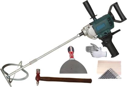 Digital Craft 1200W Industrial Mixer Paint Cement Paint Putty Mixing Machine Paint Mixing Machine,Hammer 200 gm,Scraper Rotary Tool