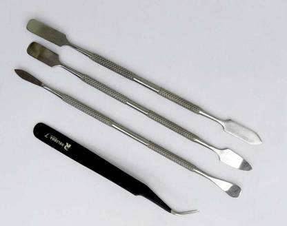 RELIBBA Mobile Opening Set 3 Metal Openers 1 black tweezers Rotary Tool