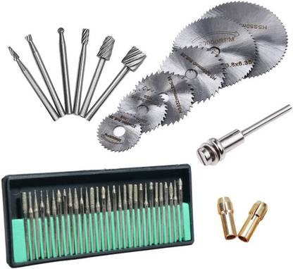 uptodateprouducts 45 Pcs Diamond Engraving Accessories Set Rotary Tool