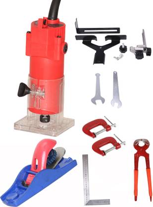 Digital Craft 30000 RPM Woodworking Electric Trimmer Machine,5Inch Hand Planer,3 Utility Tools,, Rotary Tool