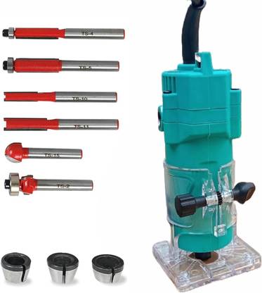KRISHAK TOOLS E Power Wood Trimmer/Router machine 850 Watt Power 3m long cord Power Hand Tool Kit Rotary Tool