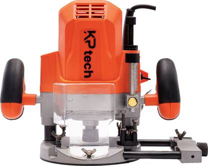 KP TECH Palm Electric Router, Wood Router 1600W Electric Router for Wood Working, 22000 RPM| 6,8,12mm,1/4",1/2" Collets Rotary Tool