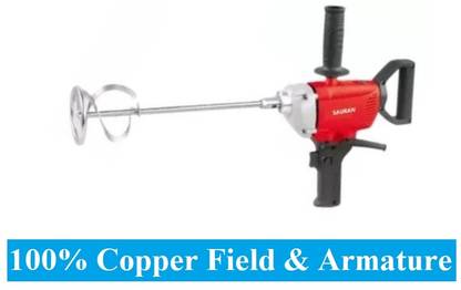 Sauran Heavy Duty Electric Putty Paint Mixer 1100W , 780Rpm Rotary Tool