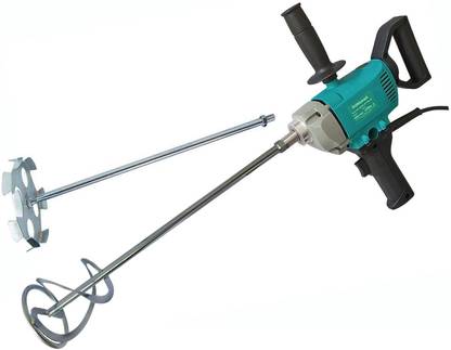 DUMDAAR 1250W 6 months warranty Electric Paint Mixer Machine 100% Copper Winding for Cement Putty Paste Feed Mixer Blender Multipurpose Stirring Machine Rotary Tool