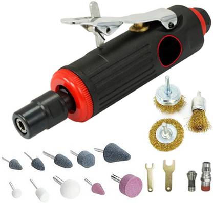 Digital Craft Pneumatic Tools 18Pcs/Set 1/4 Inch Car Air Compressor 90psi Grinder Machine Tirel Rotary Stone Tool Kit High-speed Polishing Rotary Tool
