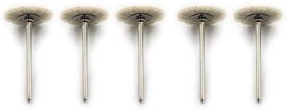 NITYA Dremel Rotary Tool,Micro Hand Motor,Polishing Motor for Jewellery Making Bristle Wheel End Brush 5pcs for Polishing/Buffing/Cleaning Rotary Tool