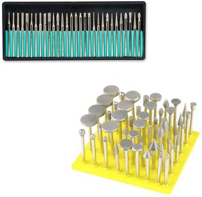Digital Craft 2 Items : 30Pc Diamond Burs Set & 50Pc Diamond Burs Set 2 Items : 30Pc Diamond Burs Set & 50Pc Diamond Burs Set Rotary Tool