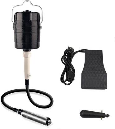 NEWTIMEGOODS Flexible Shaft Die Grinder Multi-Functional Machine Hanging Grinding Machine with 3-Jaw Chuck and Speed Foot Pedal Rotary Tool
