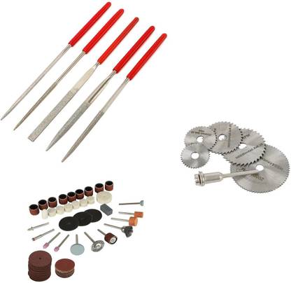 Digital Craft 5Pc Diamond File Set,105Pc Rotary Tools Set,6Pc Circular Saw Blade, Rotary Tool