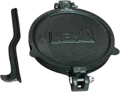 Neha Manual Hand Press with Handle for Home and Kitchen for Making Papad Heavy Roti and Khakra Maker
