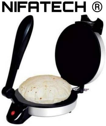 NIFA TECH ® Electric Automatic Roti Maker Machine with 1100 Watts Roti/Chapati/Parathas E1 Roti and Khakra Maker