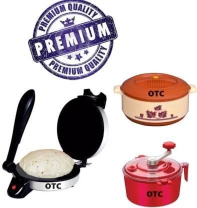 OTC Combo Of RM-3100 Electric Non Stick 1 Year Warranty CPM-14 Roti and Khakra Maker