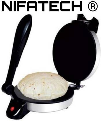 NIFA TECH ® Electric Automatic Roti Maker Machine with 1100 Watts Roti/Chapati/Parathas W1 Roti and Khakra Maker