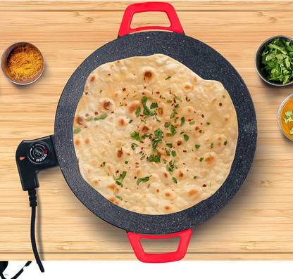 InstaCuppa Electric Roti Maker Automatic | 14" Non-Stick Chapati Maker for Busy Moms Roti and Khakra Maker