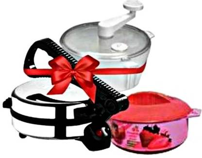 Viyasha ®Indian Chapati Roti/Maker Free Dough maker casserole Roti and Khakra Maker