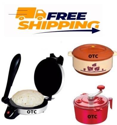 OTC Combo Of RM-3100 Electric Non Stick 1 Year Warranty CPM-15 Roti and Khakra Maker