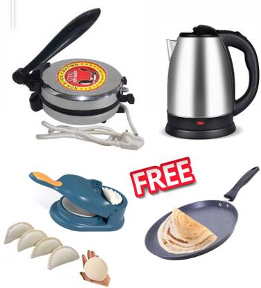 OTC Combo Pack Electric Non Stick 1 Year Warranty CPM-410 Roti and Khakra Maker