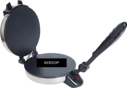 NIFA TECH ® Electric Automatic Roti Maker Machine with 1100 Watts Roti/Chapati/Parathas Q3 Roti and Khakra Maker