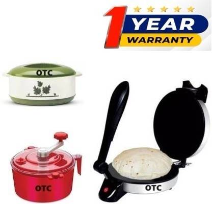 OTC Combo Of RM-2800 Electric Non Stick 1 Year Warranty CNM-17 Roti and Khakra Maker
