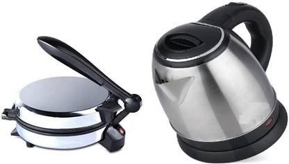 OTC Combo Of Electric Kettle || Non Stick Coating Roti and Khakra Maker