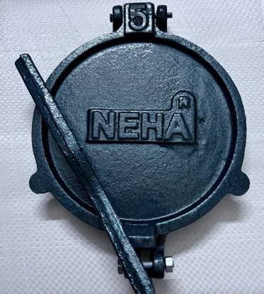 Neha Domestic Puri Maker | Iron Puri Press Machine | Manual Chapati Press For Kitchen Roti and Khakra Maker