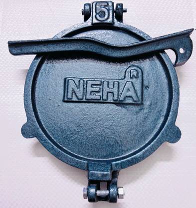 Neha Roti Press Maker Machine For Making Chapati Puri & Manual Hand Press with Handle Roti and Khakra Maker