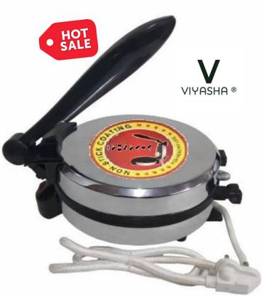 Viyasha Indian Chapati Electric/Roti/Maker with 1 year Warranty RT4 Roti and Khakra Maker