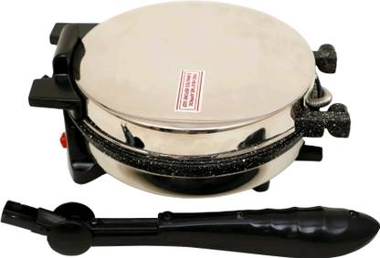 Viyasha ® Roti Maker Indian Electric,Chapati,Flat Bread,Tortilla,Papad Maker Roti and Khakra Maker