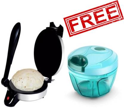 Online Generation Stainless steel body Heavy Duty Non Stick Hundy chopper RT8 Roti and Khakra Maker