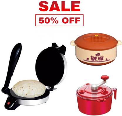 Online Generation ®Combo #casserole Dough maker IND89 Roti and Khakra Maker