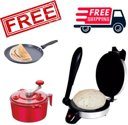Online Generation ®Combo freebie Dosa tawa Dough maker IND98 Roti and Khakra Maker