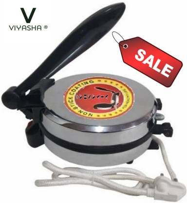 Viyasha Indian Chapati Electric/Roti/Maker with 1 year Warranty RT9 Roti and Khakra Maker