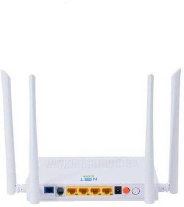NETLINK HG3221D Wireless Router 2.4 GHz, 5 GHz 1200 Mbps Wifi Speed Dual Band External Antenna Both (Ethernet and ADSL)
