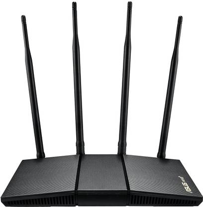 ASUS RK RT-AX1800HP Dual Band WiFi 6 Extendable Router Router 5 GHz 1800 Mbps Wifi Speed Dual Band External Antenna Both (Ethernet and ADSL)