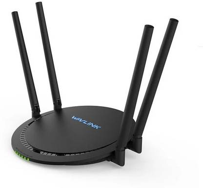 WAVLINK Quantum D2G AC1200 Dual Band Gigabit 5G ,Wi-Fi Router 4*5dBi Patented Antenna Router 2.4 GHz 1200 Mbps Wifi Speed Dual Band Internal & External Antenna Ethernet (Cable Broadband)