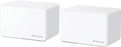 Mercusys Halo H80X 2-PACK AX3000 Whole Home Mesh Wi-Fi System Mesh Router 2.4 GHz, 5 GHz 3000 Mbps Wifi Speed Dual Band Internal Antenna Ethernet (Cable Broadband)