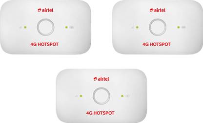 Airtel ATL 5G+ HSD Mesh Router 5 GHz, 2.4 GHz 1000 Mbps Wifi Speed Dual Band Internal & External Antenna MiFi (Sim Based)