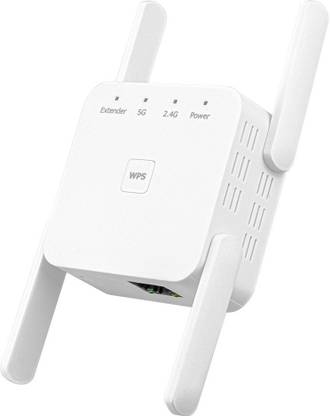 CLEGO AC1200 Dual Band WiFi Repeater| Range Extender, Boost Signal Strength Wireless Router 2.4 GHz 1200 Mbps Wifi Speed Dual Band External Antenna Both (Ethernet and ADSL)