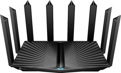 TP-Link Archer AX95 AX7800 Tri-Band 8-Stream Wi-Fi 6 Wireless Router 2.4 GHz, 5 GHz 7800 Mbps Wifi Speed Tri Band External Antenna Ethernet (Cable Broadband)