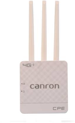 CANRON CPE990 300Mbps Wireless 4G LTE, Wi-Fi 300H, Plug and Play, Parental Controls, Guest Network, with Micro SIM Card Slot, WiFi Router 4G Router 2.4 GHz, 5 GHz 300 Mbps Wifi Speed Dual Band External Antenna MiFi (Sim Based)