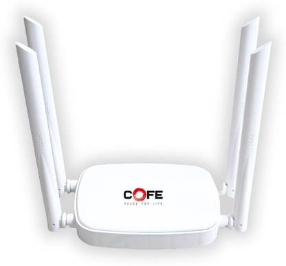 COFE 903 Pro Wi-Fi-6 VPN Sim Router All GSM Sim Type-C Support Connect 32+ Devices 4G Router 2.4 GHz 600 Mbps Wifi Speed Single Band External Antenna MiFi (Sim Based)