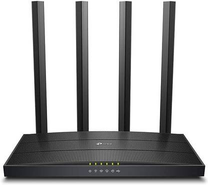 TP-Link AC1200 Wi-Fi Router Full Gigabit Dual Band Archer C6U Wireless Router 5 GHz, 2.4 GHz 1200 Mbps Wifi Speed Dual Band External Antenna Both (Ethernet and ADSL)