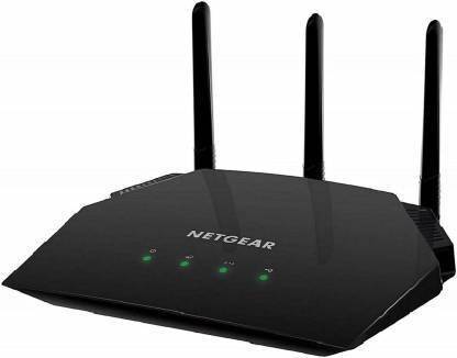 NETGEAR AC1750 WiFi Router-R6350-100INS Wireless Router 5 GHz 1750 Mbps Wifi Speed Dual Band External Antenna Both (Ethernet and ADSL)
